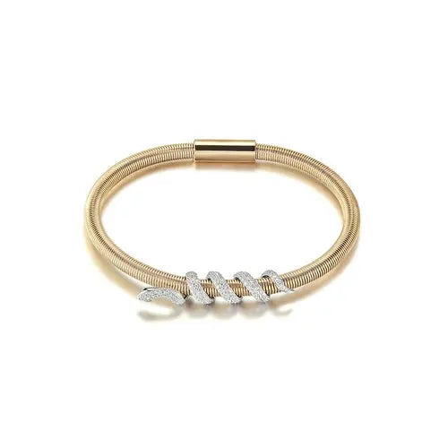Snake Coiled Bangle Bracelet    My Store