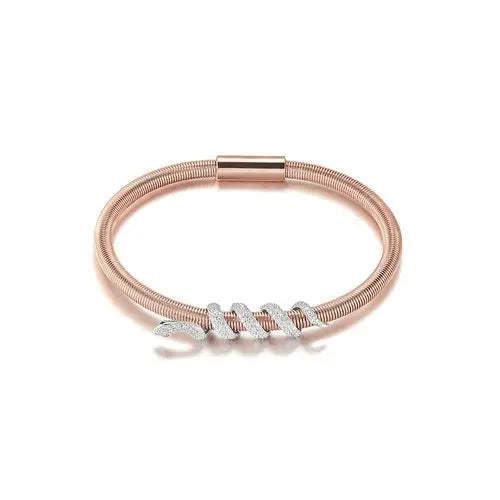 Snake Coiled Bangle Bracelet    My Store