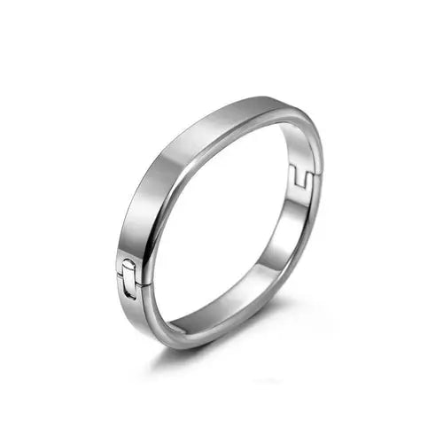 VINTAGE MINIMALIST BANGLE Silver My Store
