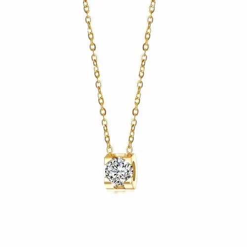 Cubic Zirconia Pendant Necklace    My Store