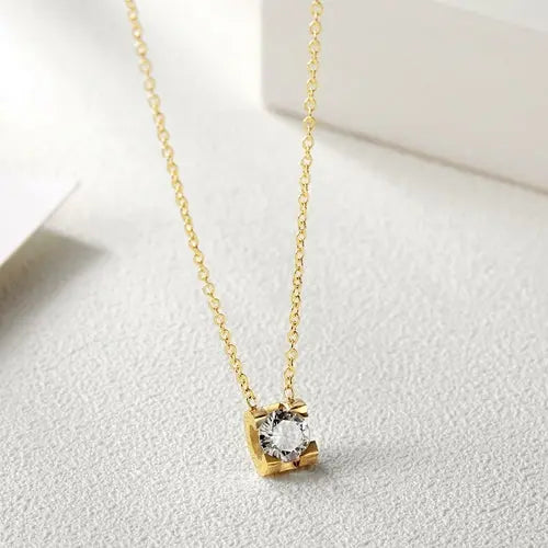 Cubic Zirconia Pendant Necklace    My Store