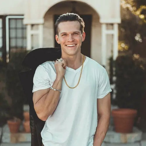 5mm Gold Hip Hop Cuban Chain Necklace    My Store