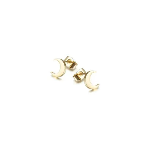 Moon Stud Post Earrings    My Store