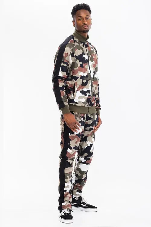 Green and Brown Camo Tracksuit    My Store