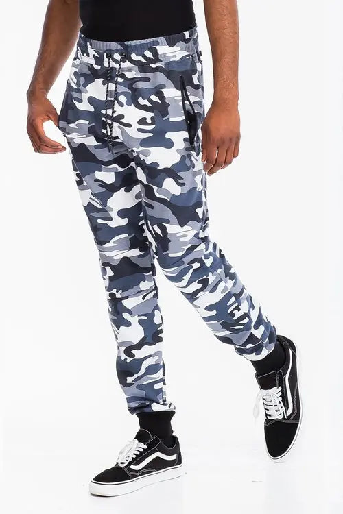 Grey and White Camo Sweat Pants    My Store