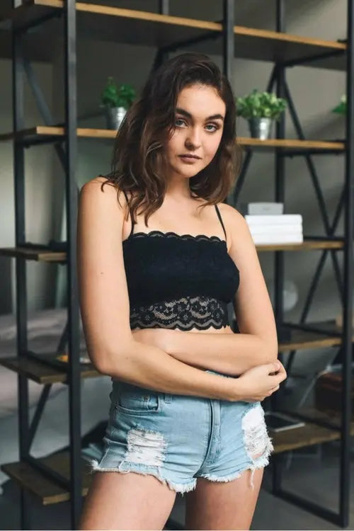 Wide Lace Bandeau My Store