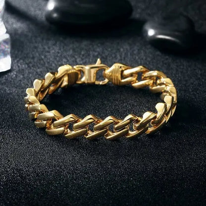 Cuban Chain Bracelet with Lobster Clasp    My Store