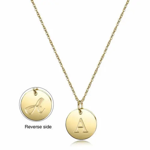 Gold Initial Charmy Necklace    My Store