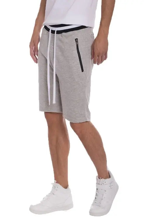 BRANDON FRENCH TERRY SHORTS- GREY    My Store
